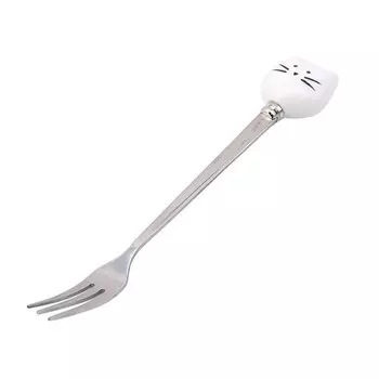 Вилка Hedahlia с изображением кота из нержавеющей стали