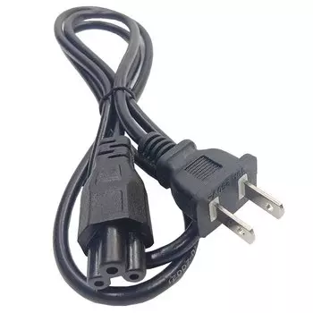Вилка стандарта США к шнуру питания переменного тока IEC C5, универсальный удлинительный кабель, 3-контактный, США, Канада, Япония, Бразилия, Филиппины, 1 м