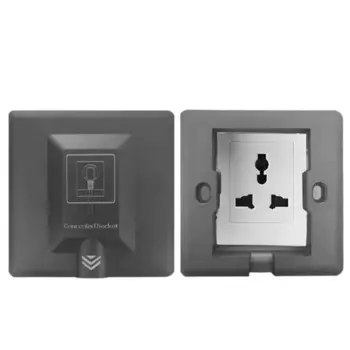 Вилка стандарта Великобритании, встроенная настенная розетка 13 А, электрическая розетка со скрытой стеной 220 В, невидимая розетка для холодильника модели 86, розетка