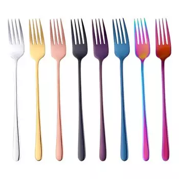 Вилки для фруктов и десертов Bisda из нержавеющей стали 8 шт.