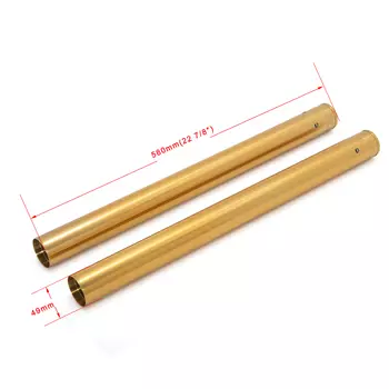 Вилочная трубка BIKINGBOY 49 мм 22 7/8 дюйма 24 7/8 дюйма для Touring Electra Glide FLHT Road Glide FLTRX Road King FLHR Street Glide FLHX 17-23