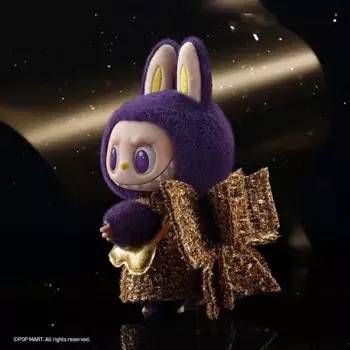 Виниловая кукла Popmart Labubu X Pronounce Wings Of Fantasy, украшения для рабочего стола, коллекция диванов, кукла фиолетового цвета Labubu