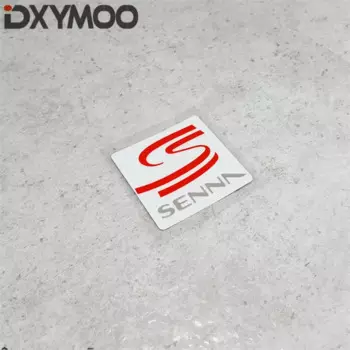 Виниловая наклейка для стайлинга автомобиля, гоночный мотоцикл, велосипед, наклейка на бампер для FOREVER SENNA Ayrton, 20 лет