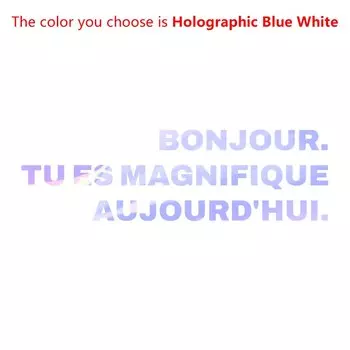 Виниловая наклейка Duknow "Hello you're looking gorgeous today"