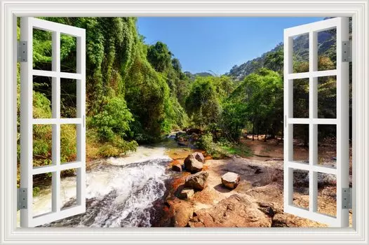 Виниловая наклейка на стену AsenArt лес