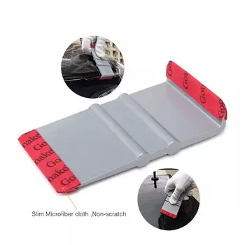 Виниловая пленка EHDIS, оттенок из микрофибры, фетровый скребок из углеродного волокна, замша, скребок, наклейка на окно, чистые автомобильные инструменты, аксессуары