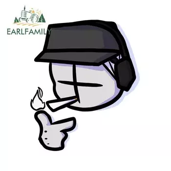 Виниловые наклейки для автомобиля EARLFAMILY, 13 см х 10,9 см