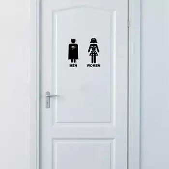 Виниловые наклейки для двери унитаза Kasamanis