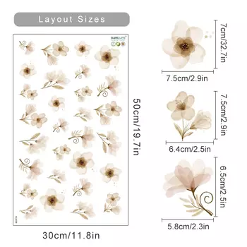 Виниловые наклейки для стен Kingsmile Бохо стиль