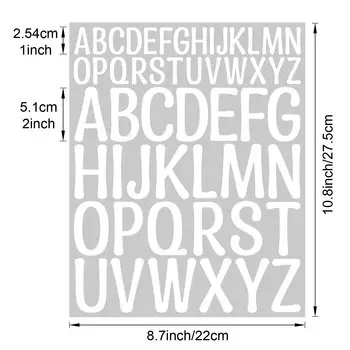 Виниловые наклейки с буквами JinEQ