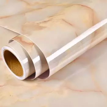 Виниловые обои для интерьера, мраморный узор