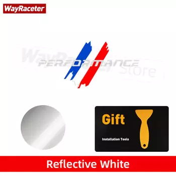 Виниловые полосы с французским флагом, виниловые наклейки на окна для Peugeot 3008 5008 2008 106 107 108 206 208 RCZ 307 308 508 407