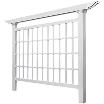 Виниловый экран конфиденциальности 80 x 90 дюймов.