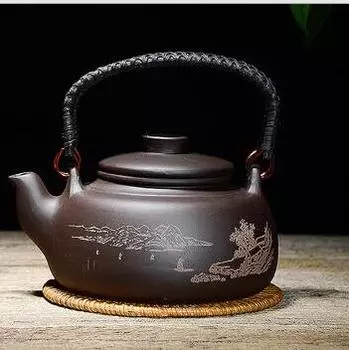 VINRITO Фиолетовый глиняный чайник кунг-фу