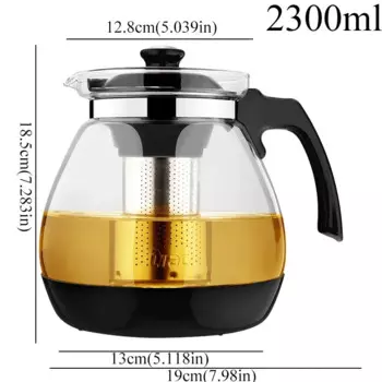 VINRITO стеклянный чайник 2.0 л