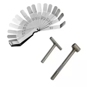 Винт клапана двигателя мотоцикла, регулировочный гаечный ключ, инструменты для регулировки зазора клапана + щуп 0,02-1