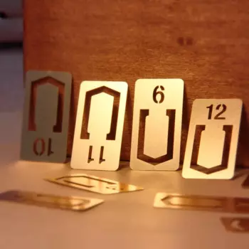 Медные закладки Fromthenon, набор из 12 штук