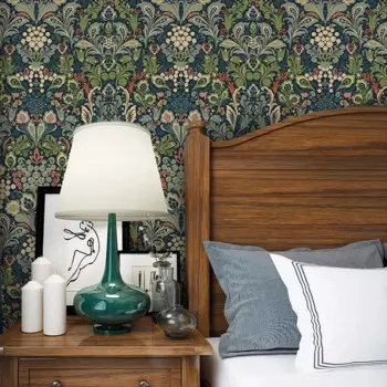 JIFFDIFF Самоadhesive Виниловые Обои с Листьями и Цветами