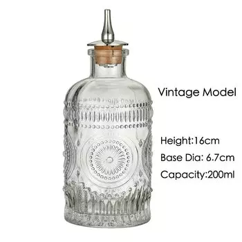 Винтажная бутылка для биттеров CocktailGeek