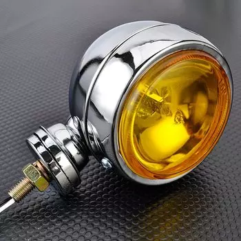 Винтажная фара для мотоцикла Harley Sportster Chopper Bobber Retro Cafe Racer Royal Enfield Scrambler, передняя противотуманная фара