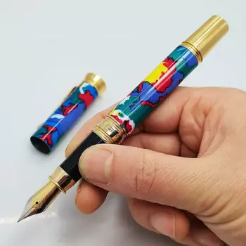 Винтажная китайская перьевая ручка F Nib CuGan Daming заостренная коллекция Tonggan редкая