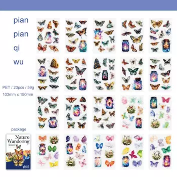 Винтажная книга-наклейка Jianwu для домашних животных