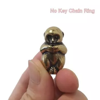 Винтажная латунная обезьяна с держателем для благовоний ELESAHOME