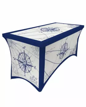 Винтажная текстурная юбка с компасом, искусственная юбка, украшение для свадьбы, дня рождения, скатерть для стола