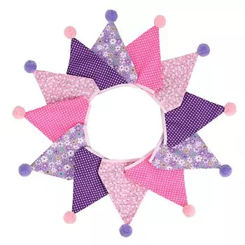 Винтажная тканевая гирлянда INFEI 3,2 м с цветочным принтом