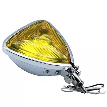 Винтажная треугольная мотоциклетная фара для Harley