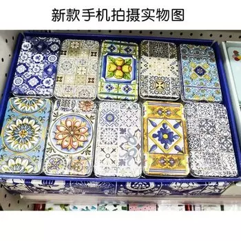 Винтажная жестяная коробка для мелочей lyybx