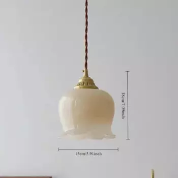 Винтажные цветочные люстры Winfordo, кремовые