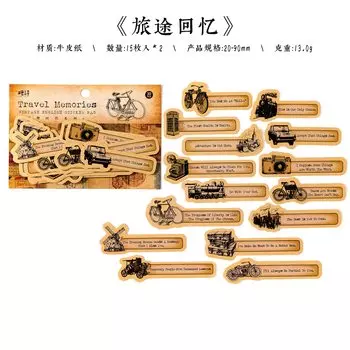 Винтажные декоративные стикеры Mengtai