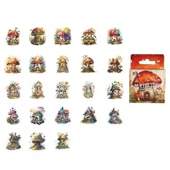 Винтажные наклейки-грибы Gimue