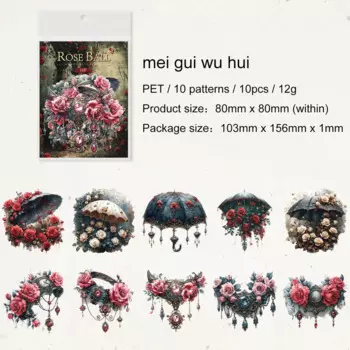 Винтажные наклейки JIANWU для скрапбукинга