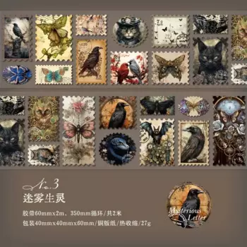 Винтажные наклейки Newcaty для скрапбукинга