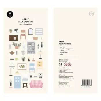 Винтажные наклейки Suatelier для скрапбукинга