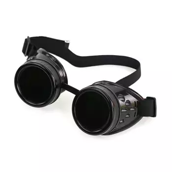 Винтажные очки в стиле стимпанк, тяжелые металлические очки для водителя, линзы с затмением, шлемы в готическом стиле для взрослых, украшения для косплея на Хэллоуин