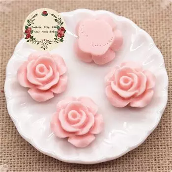 Винтажные смоляные розы кабошоны Ywbeads