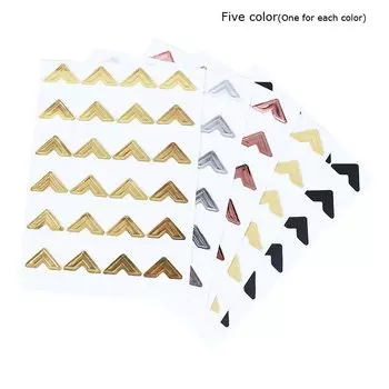 Винтажные угловые наклейки из крафт-бумаги HonC для фотоальбомов