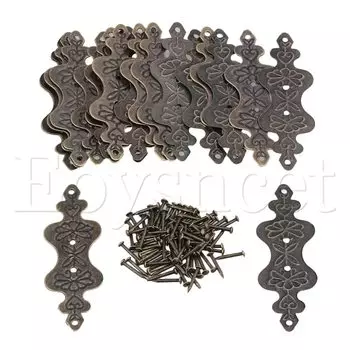 Винтажные угловые защитные накладки для стола SYLIFE, бронза, 20 шт.