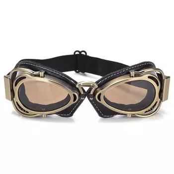 Винтажные ветрозащитные пылезащитные очки для мотоциклетного шлема, очки для круизера, кафе, авиаторы