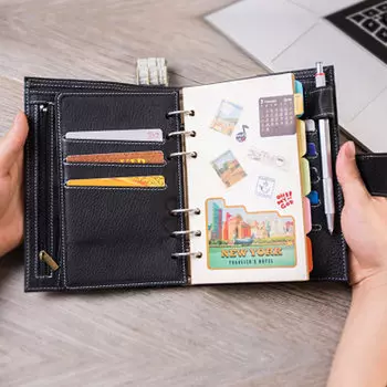 Винтажный блокнот Yiwi из натуральной кожи