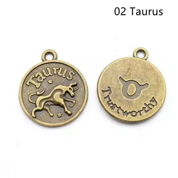 Бронзовый винтажный кулон знака зодиака Alice Story