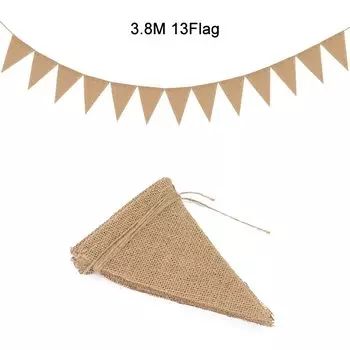 Винтажный джутовый баннер ZQNYCY