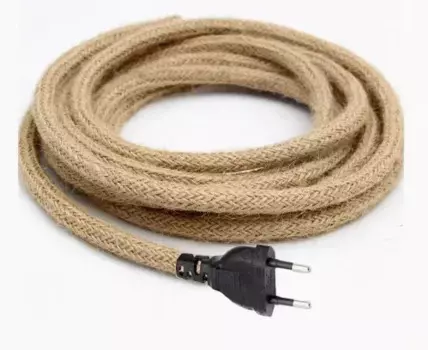 Винтажный конопляный шнур для подвесных светильников Wisdom Tyiumph Shop