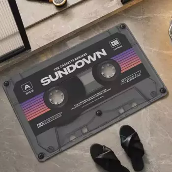 Винтажный коврик для входа