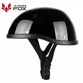 Винтажный Мотоциклетный Шлем Cafe Racer С Половиной Лица, Ретро-самокат, Реактивный Круизер, Открытый Унисекс