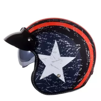 Винтажный мотоциклетный шлем ECE с открытым лицом, немецкий Ретро Kask,cafe Racer,scooter,cruiser,chopper, матовый черный, подкладка из пенополистирола, одобрено dot