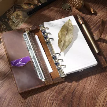 Ежедневник AIGUONIU кожаный A6